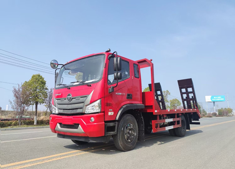 國(guó)六福田3900軸距單橋平板運(yùn)輸車